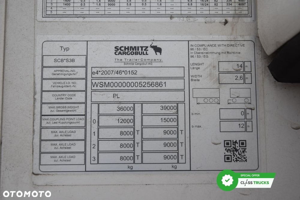 Schmitz Cargobull SKO FP 60 ThermoKing SLXi 300 - 15