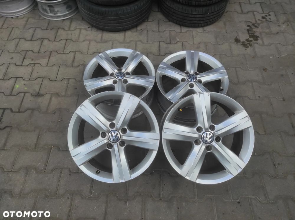 FELGI ALUMNIOWE ALUFELGI FELGI KOŁA 5X112 7.5J R17 ET47 3AA601025E AUDI A3 8P A4 B6 B7 VW CADDY TOURAN PASSAT B5 B6 B7 EOS SIROCCO GOLF 5 6 KOMBI JETTA PLUS SEAT LEON 2 ALTEA TOLEDO 3 ALTEA XL SKODA OCTAVIA 2 SUPERB 1 2 WYSYŁKA !!!! - 1