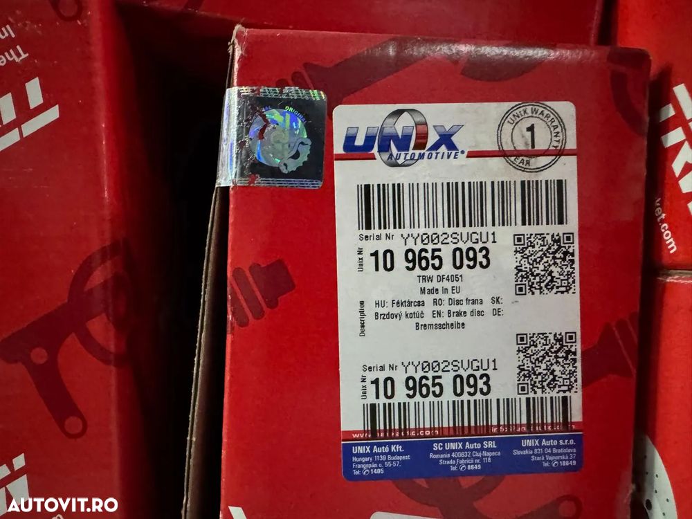 10965093 | Disc Frana | Opel Astra G - 1