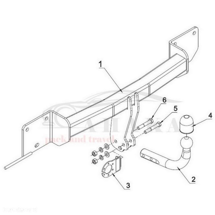 Hak Holowniczy Odkręcany Do Bmw Seria 3 E90 Sedan 2005-2012 - 5