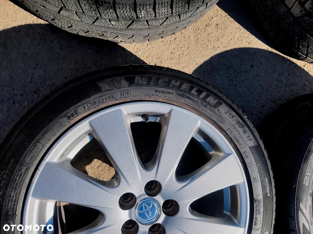 5x100 Felgi Aluminiowe Alufelgi Oryginalne 17 Koła Letnie Lato TOYOTA AVENSIS I II 2 CELICA CARINA E MATRIX PRIUS 5,5mm Legnica ALU-RAD 215/50 - 11