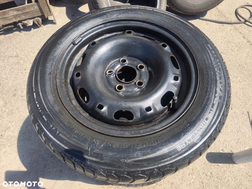 5x100 Felgi Stalowe Stal 14 Koła Zimowe Zima SKODA FABIA PRAKTIK ROOMSTER RAPID SEAT IBIZA CORDOBA TOLEDO IV 4 VW FOX POLO Legnica ALU-RAD 185/60 4mm - 1