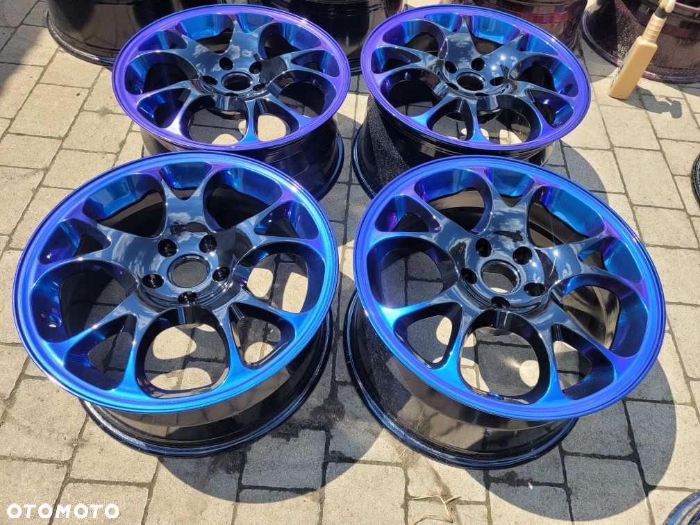 Alufelgi RH 5x112 8.5J i 10J 18cali et55 i et60 czarne I kameleon - 4
