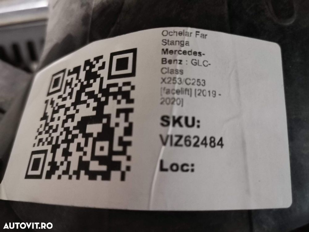 Ochelar Far Stanga Mercedes-Benz GLC-Class X253/C253 [facelift] 2019 2 - 4