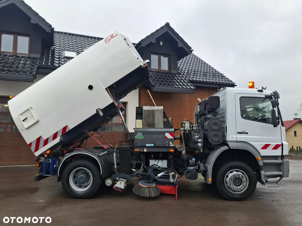Mercedes-Benz Axor 1829 Zamiatarka Johnston 2 Silniki Szczotki L/R Karcher Listwa Ciśnieniowa Dodatkowy Silnik Mycie Jezdni Wysokim Ciśnieniem Zamiatarka Uliczna - 24