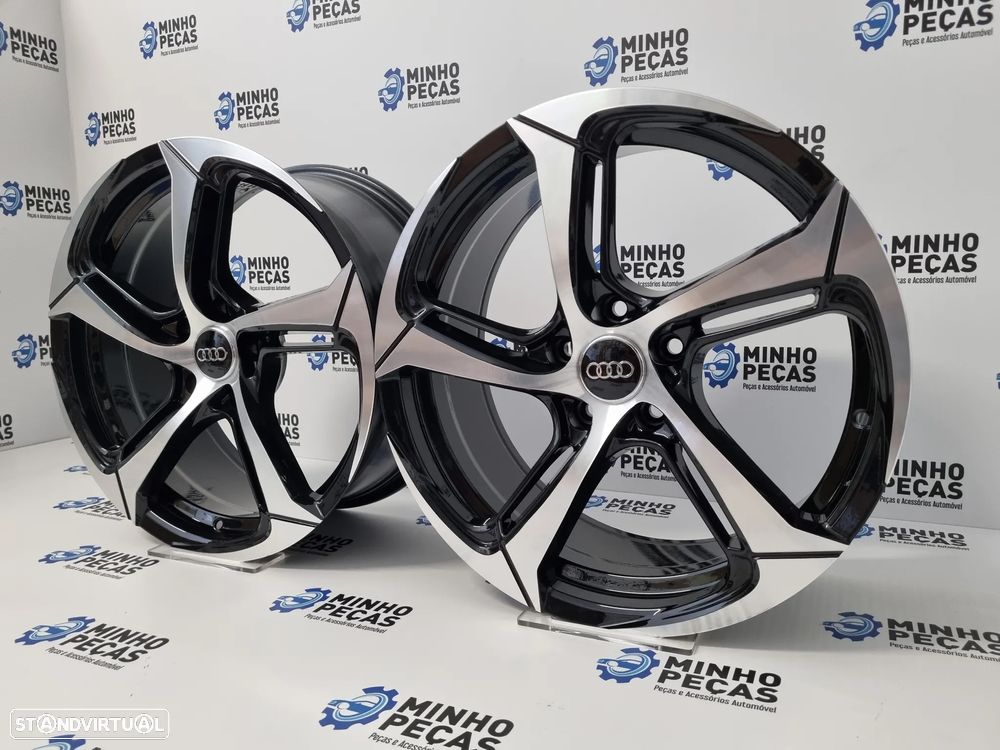Jantes Audi Novo RS7 em 18 Preto Polido - 3
