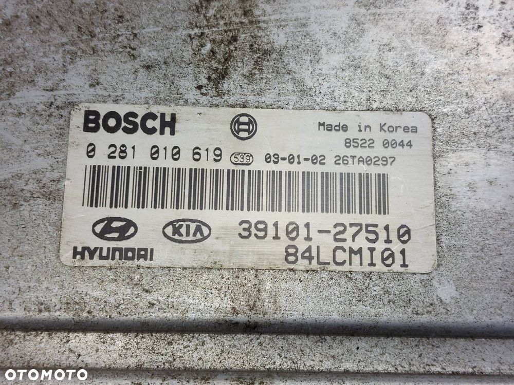 ZESTAW STARTOWY HYUNDAI ACCENT II 1.5 CRDI 39101-27510 0281010619 - 2