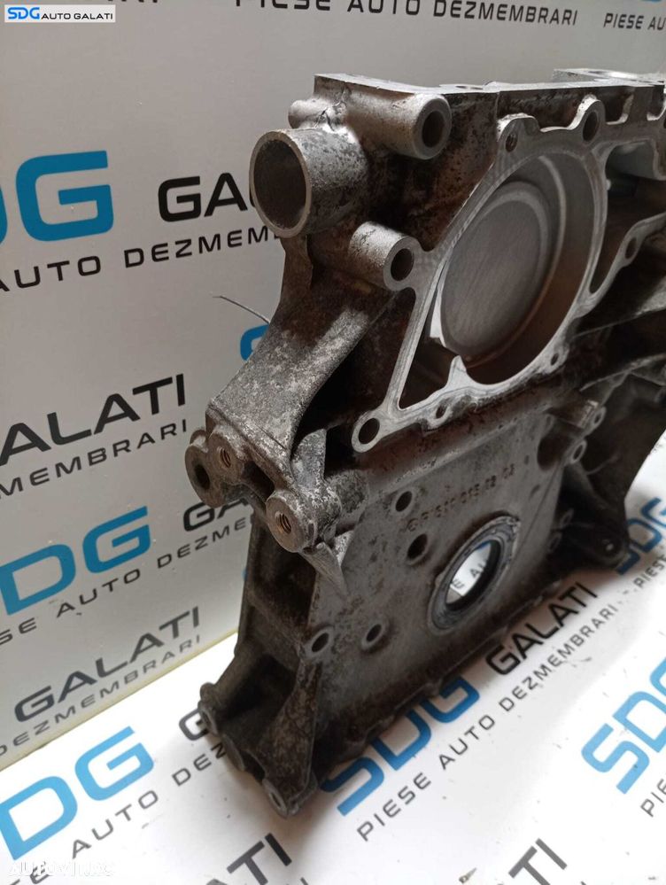 Capac Distributie Motor Simering Vibrochen Arbore Cotit cu Carcasa Suport Filtru Ulei Mercedes Clasa C Class W203 2.7 CDI 2000 - 2007 Cod R6110151202 [M7344] - 7