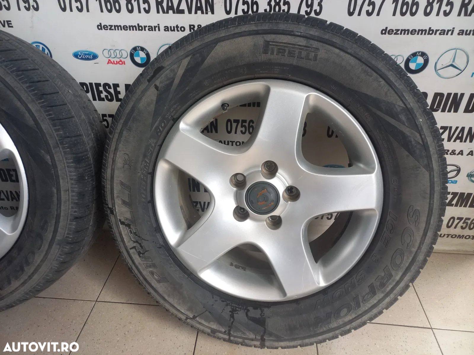 Jante Janta Aluminiu 235/65R17 Vw Touareg 2.5 Tdi 5x120 La Prezoane - 2