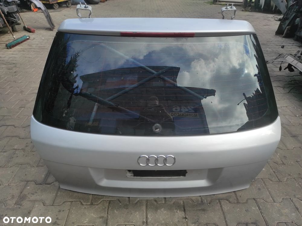 KLAPA BAGAŻNIKA TYLNA SZYBA AUDI A4 B6 KOMBI AVANT LY7W SREBRNA WYSYŁKA !!!! - 2