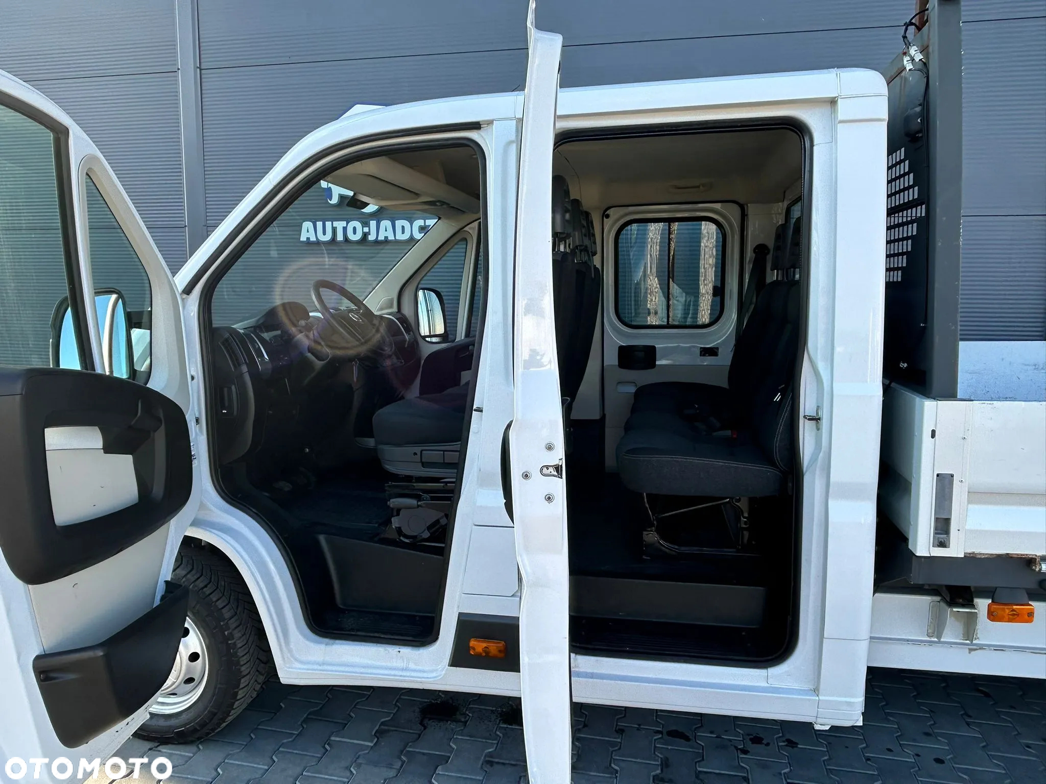 Fiat Ducato 2.3 MultiJet 130KM DOKA + skrzynia 2,9m Brygadówka 7 osób **KLIMA**Sprowadzony**2014R** - 9