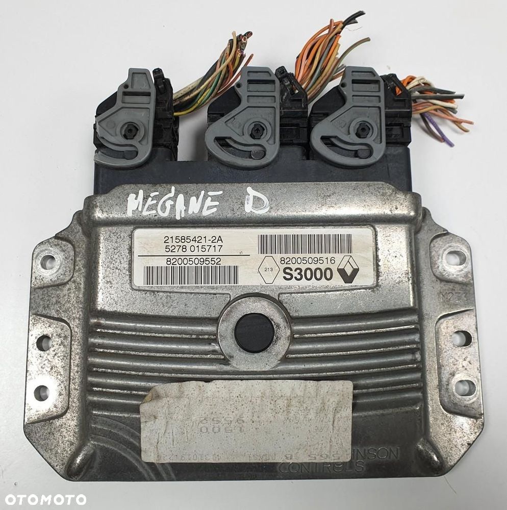 STEROWNIK MODUŁ ECU SILNIKA RENAULT MEGANE II 1.6 16V 8200509552
