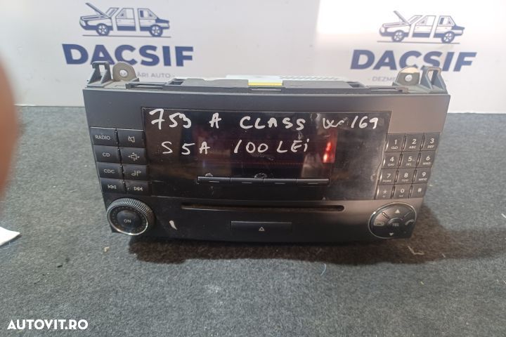 Radio cd A1698207589 MX1253 Mercedes-Benz A-Class W169 [2004 - 2008] - 1