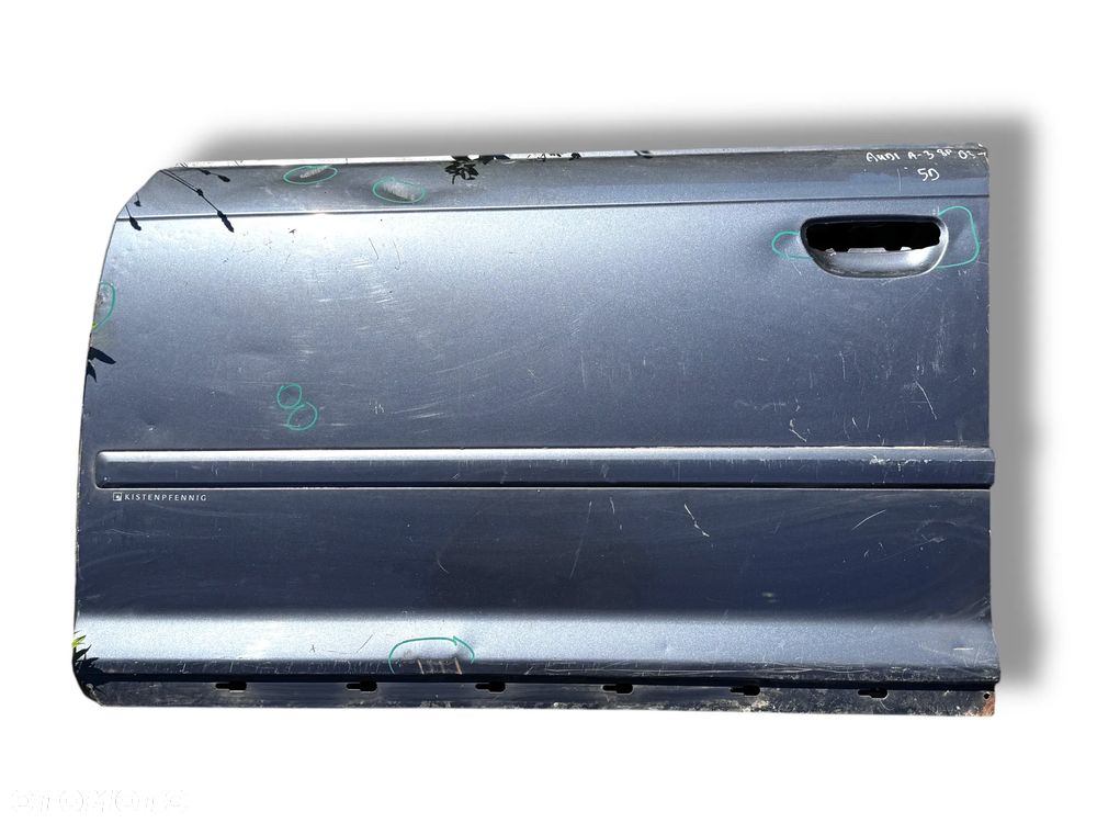 AUDI A3 8P 5D 2003- DRZWI LEWY PRZÓD LEWE PRZEDNIE OE - 1