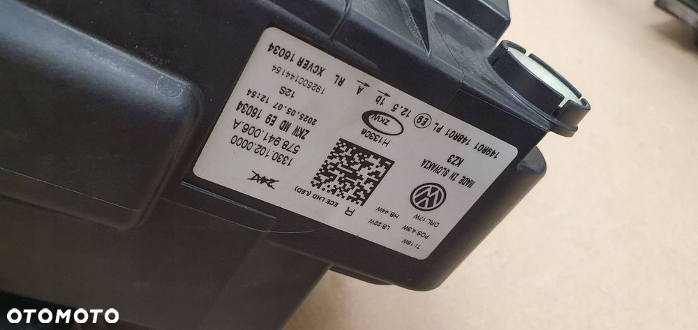 lampa przód przednia prawa cupra terramar 578941006a - 13