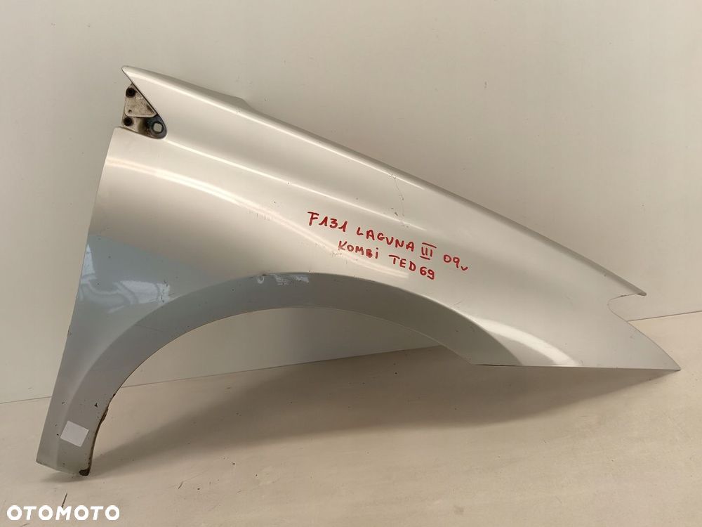 BŁOTNIK PRAWY PRZEDNI RENAULT LAGUNA III 7-15 TED69 - 1