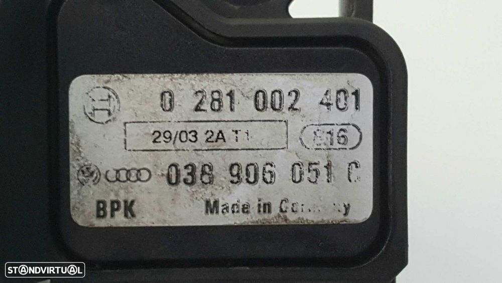 SENSOR DE PRESSÃO AUDI A3 (8P) 2.0 TDI AMBIENTE - 2