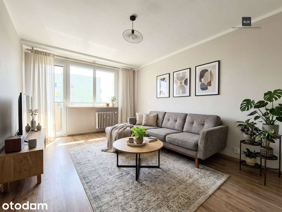 Mieszkanie 49m2, 2 przestronne pokoje