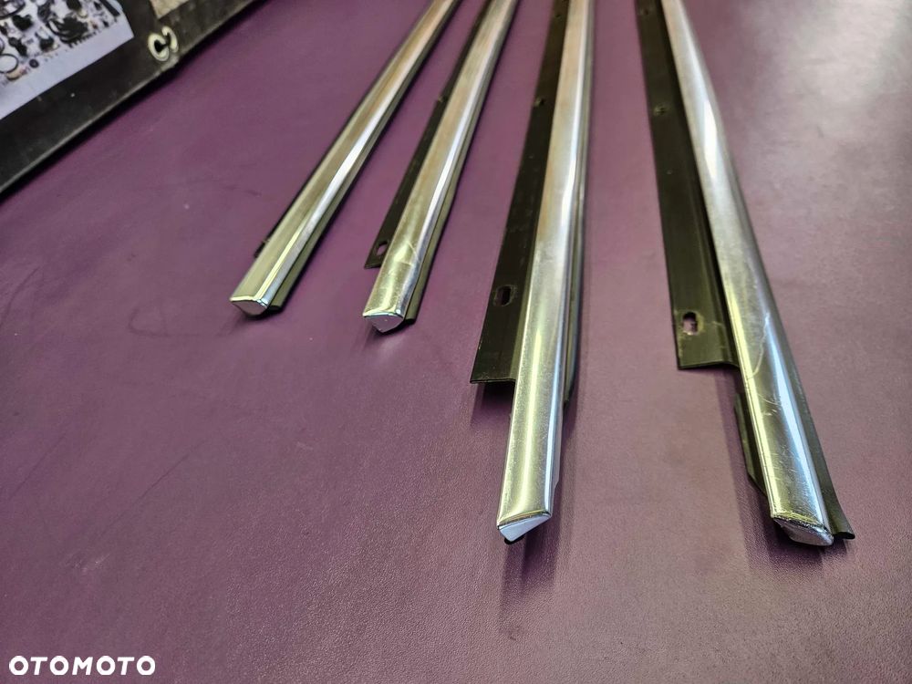 Listwa Listwy Zgarniajace Szyb Szyby Chrom Chromowane AUDI A6 C6 Sedan Kombi - 17