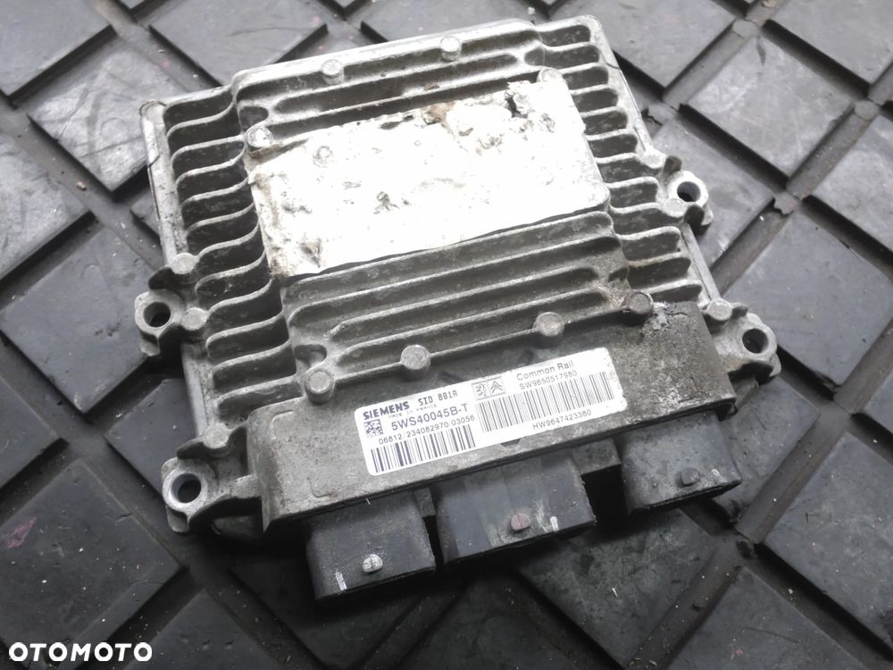 KOMPUTER SILNIKA PSA 5WS40045B-T 9650517980 PEUGEOT 307 2.0 HDI - 1