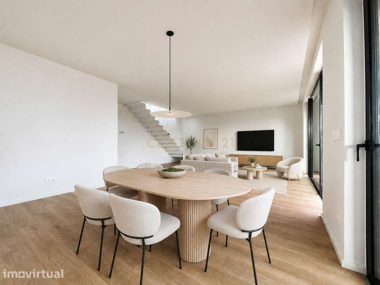 ARRENDAMENTO T3 DUPLEX (NOVO A ESTREAR ) COM TERRAÇO 3 ESTACIONAMENTOS - Grande imagem: 2/52