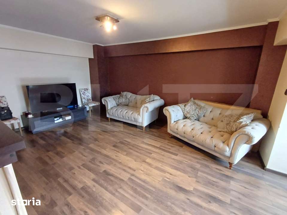 apartament de inchiriat, cu 2 camere, 63 mp, decomandat, zona pietonal — fotografia 3