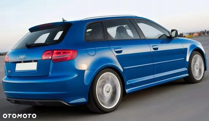 AUDI A3 8P 5D S3 S LINE TYLNA DOKŁADKA ZDERZAKA PODKŁAD - 5