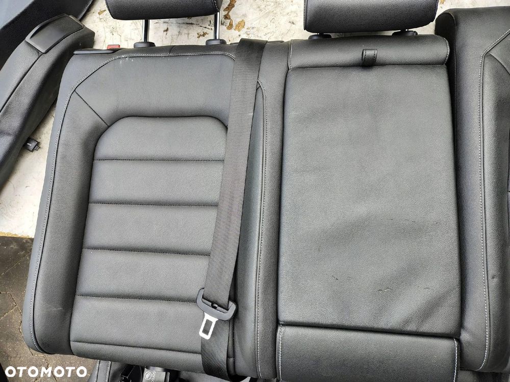 FOTEL FOTELE KANAPA TUNEL CZARNA SKÓRA GRZANE ELEKTRYCZNE GOLF 7 VII GTD HB - 8