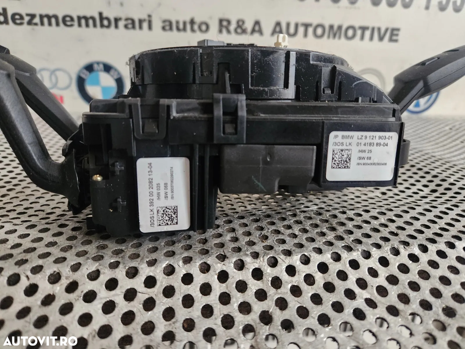Ansamblu Banda Spira Spirala Volan SZL Maneta Stergatoare Semnalizare Bmw E81 E87 E91 Cod - 6