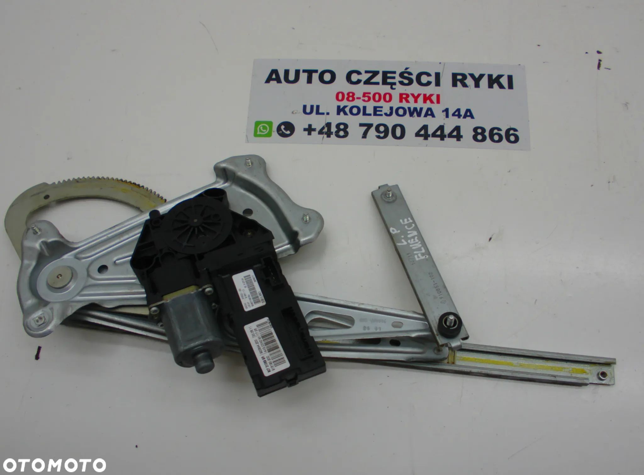 Renault Fluence Ze Mechanizm Podnoszenia Szyby Podnośnik Lewy Przód - 1