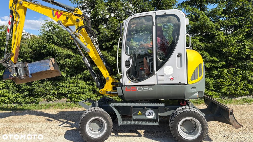 Wacker Neuson Koparka Kołowa 6 TON Wacker NEUSON 6503 -2 Pług Ramię Long 3 Łamane POWERTILT Lenhoff Klimatyzacja łyżki przedsiębierne MS03 6503 ew65 wiertnica  Takeuchi TB175W Yanmar B75W widły grabie - 14