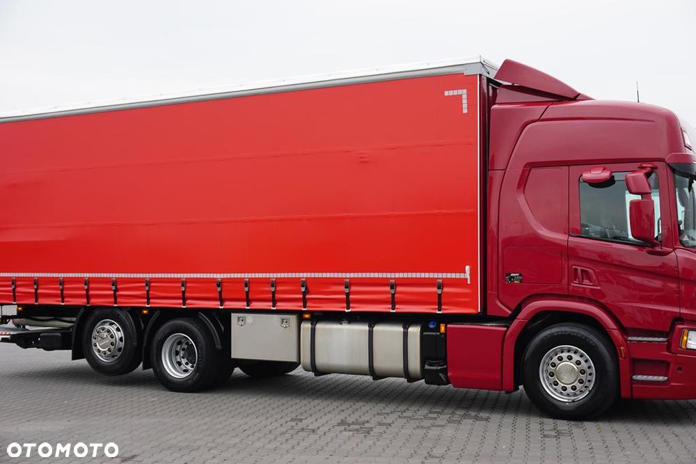 Scania P 280 / ACC / E 6 / FIRANKA + WINDA / 20 PALET / DŁ. 8,2 M / OŚ SKRĘTNA - 16