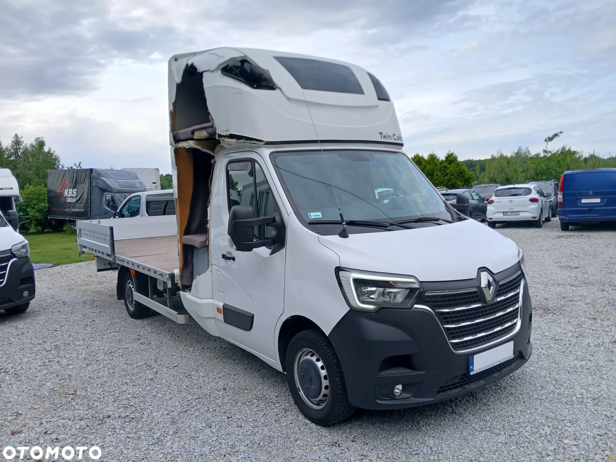 Renault Master IV 2.3Dci 163KM Twin Cab Plandeka Firana Sypialka X2 cena brutto!!! - 2