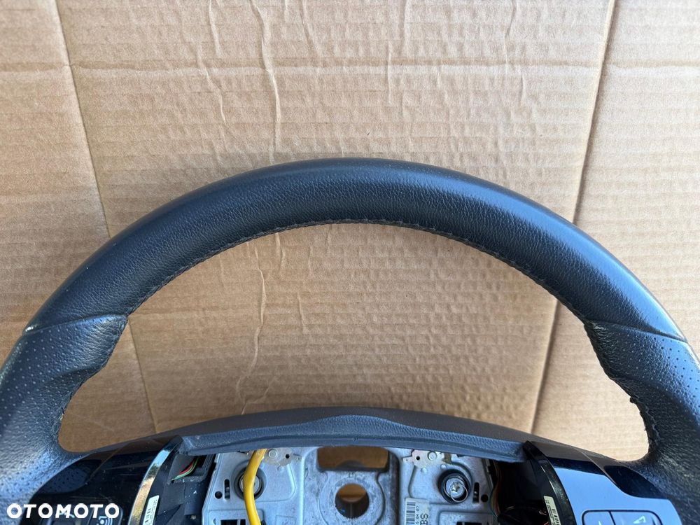 Kierownica skórzana skóra Opel Astra H III Zafira B multifunkcja - 4