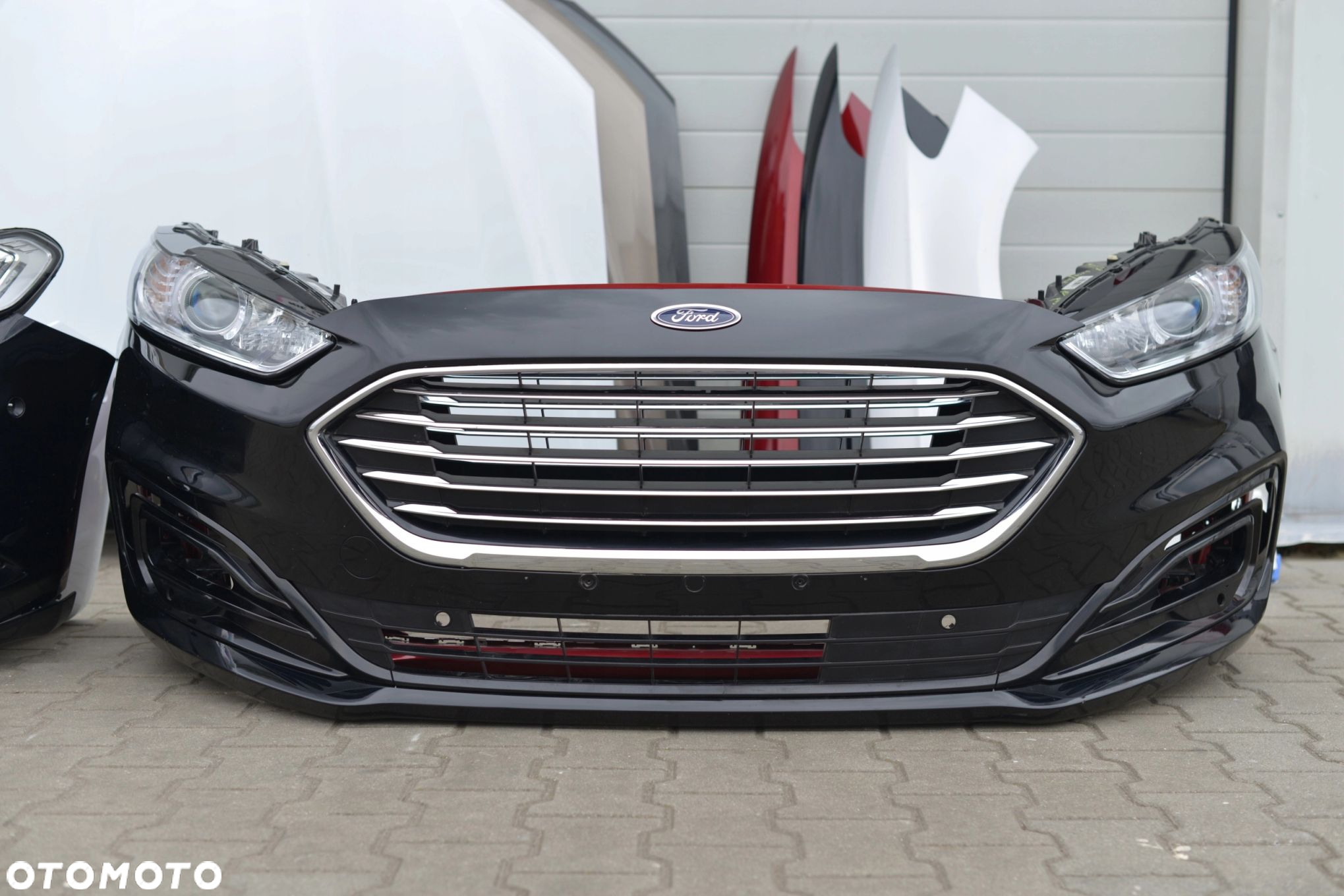 MASKA ZDERZAK GRILL BŁOTNIK LAMPA XENON PAS BELKA FORD MONDEO MK5 FUSION - 9