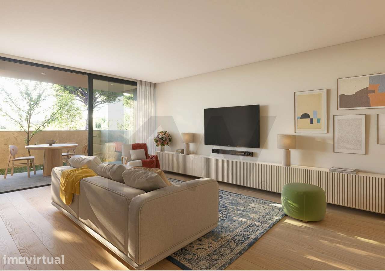 Apartamento T2 | Condomínio com Piscina e Jardim | 5 minutos Praia | V - Grande imagem: 2/15