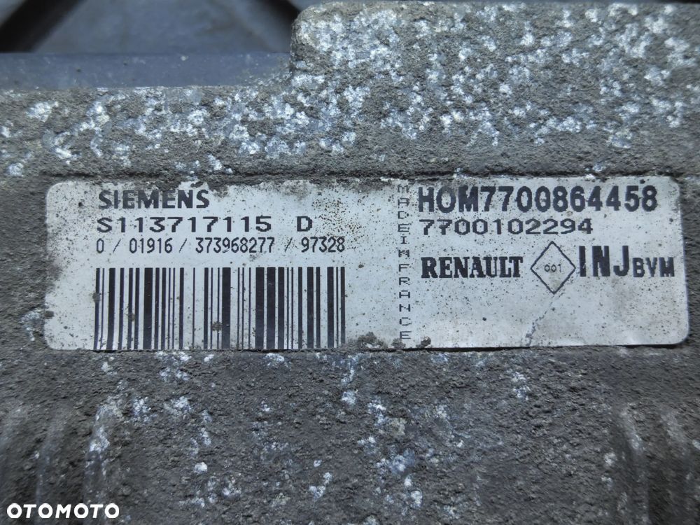 RENAULT LAGUNA I 1.8 KOMPUTER SILNIKA Siemens S113717115D 7700864458 - 2