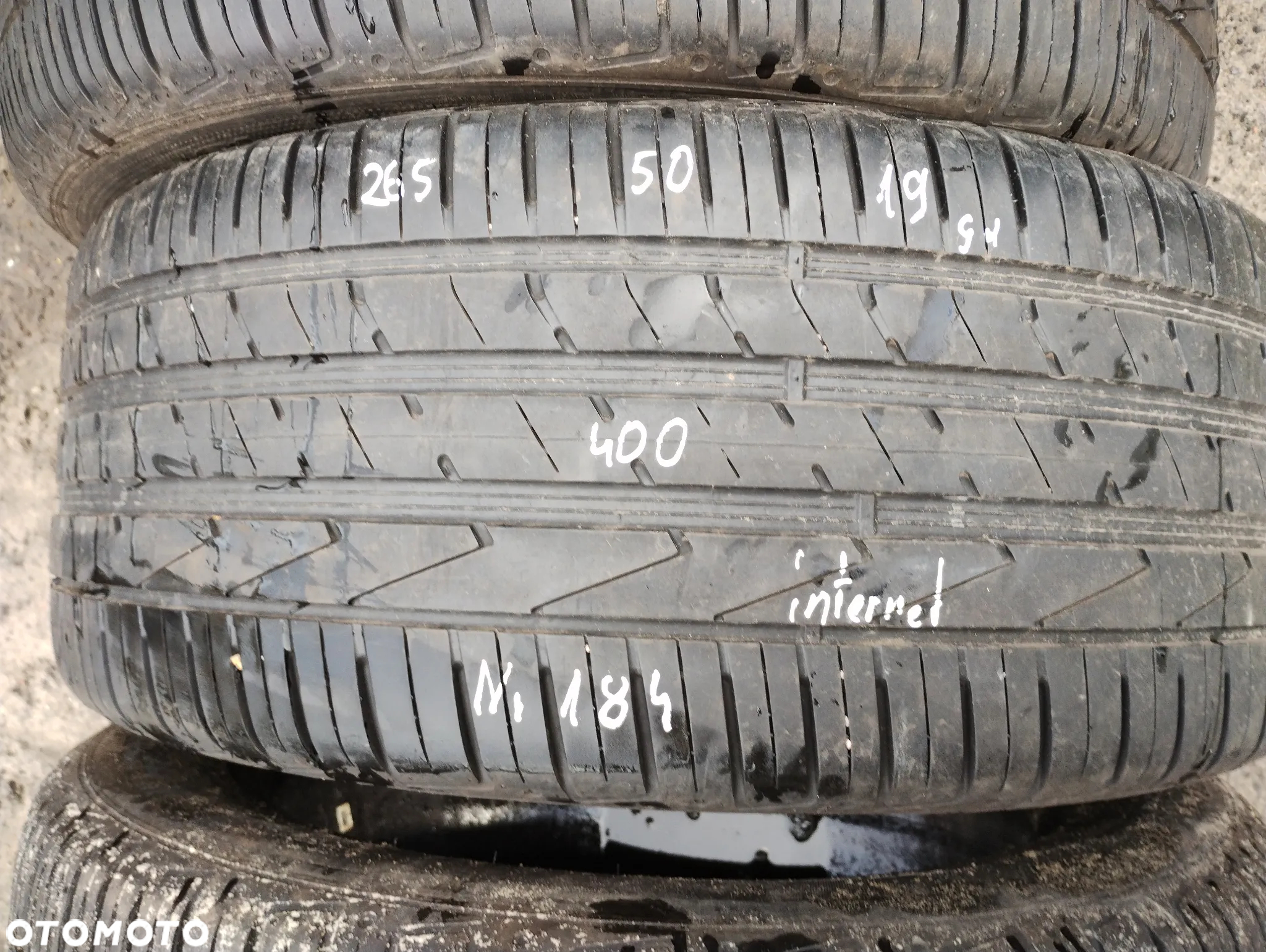 Hankook 265/50/19 nr 184 - 2