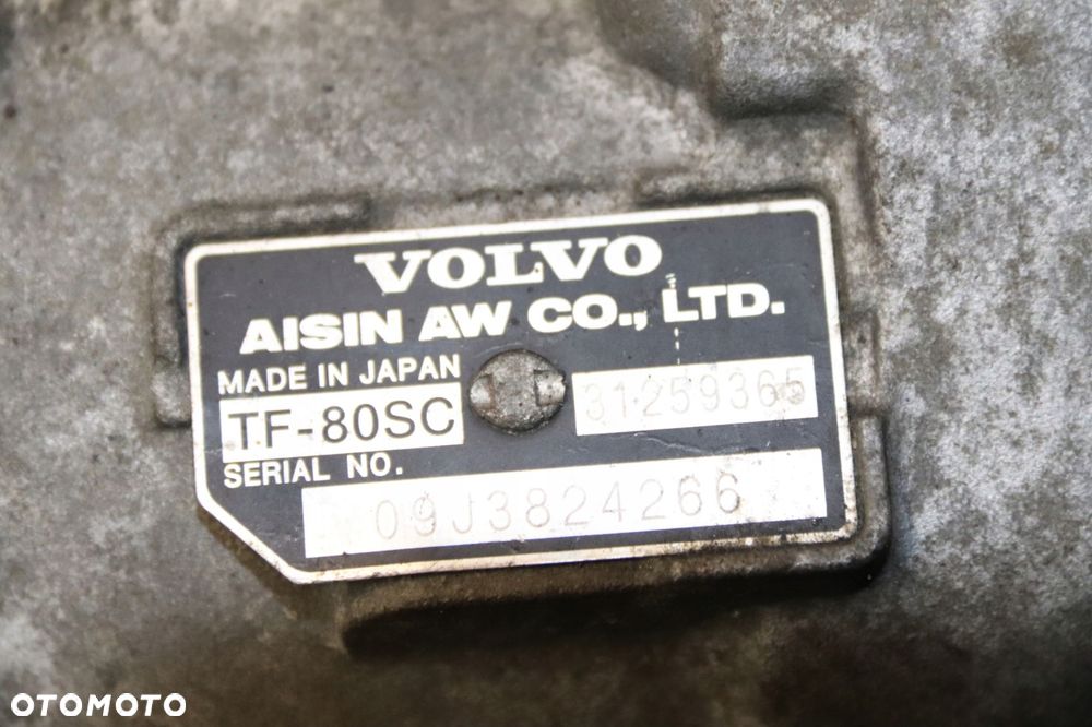 volvo xc70 xc60 2.4 d5 skrzynia automatyczna automat tf-80sc p31259365 - 7
