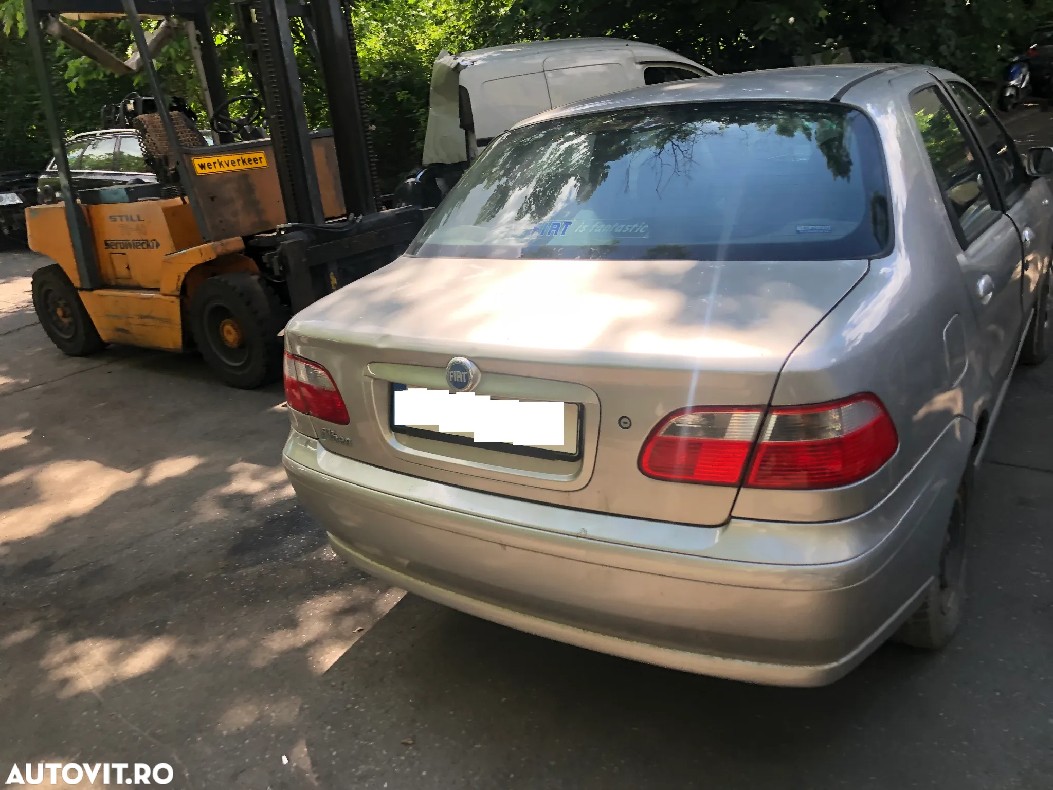 Dezmembrez Fiat Albea facelift gri argintiu benzina 2007 - 4