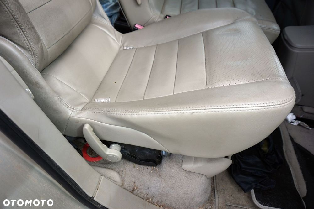 FOTELE FOTEL PRZEDNI LEWY PRAWY KANAPA WNĘTRZE SCENIC GRAND II PH2 LIFT SKÓRA BEŻOWA 7-OS RENAULT 2006-2009 - 12