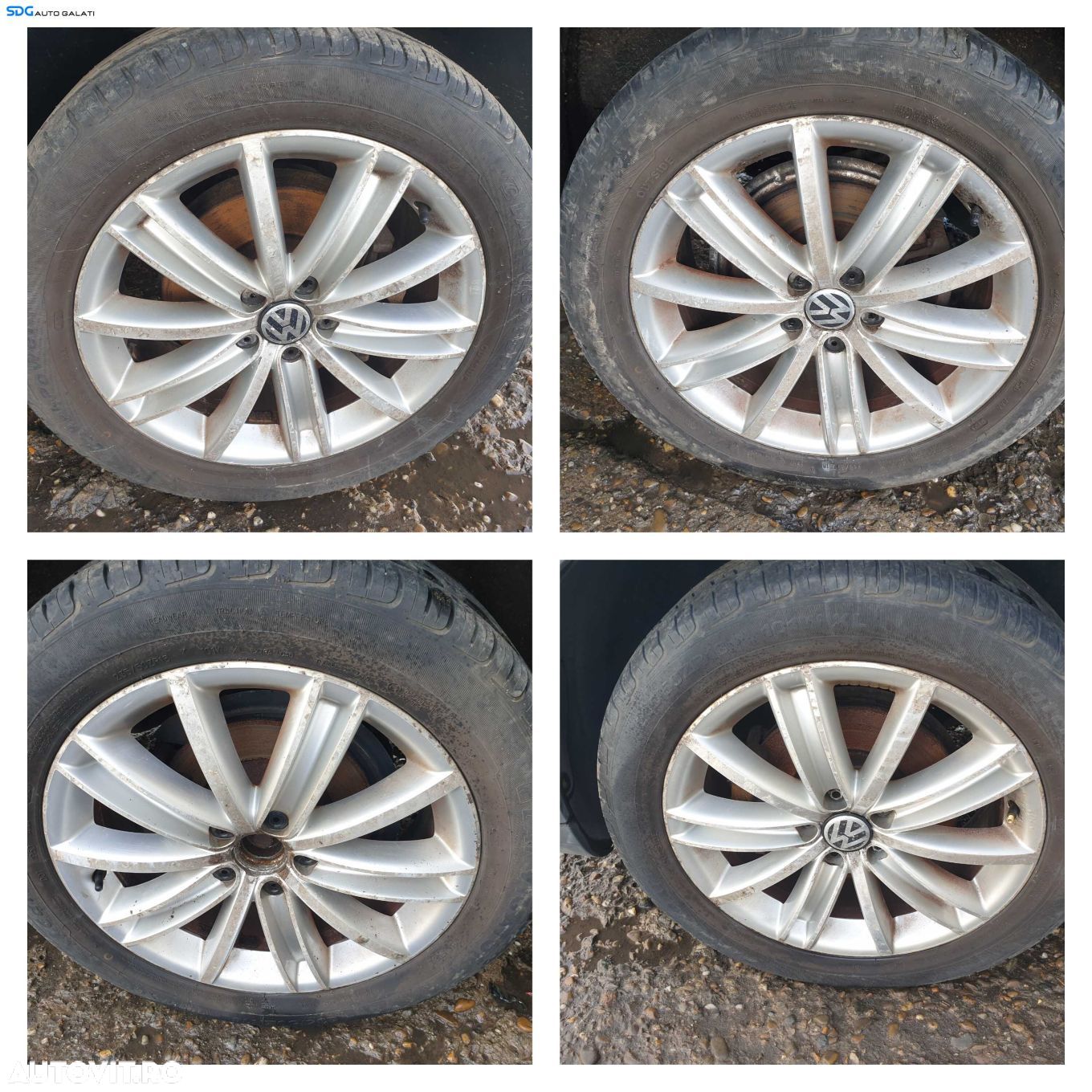Set 4 Jante Aliaj 235 50 18 R18 ZR18 5x112 Ford Galaxy 1996 - 2006 [K1083] - 1