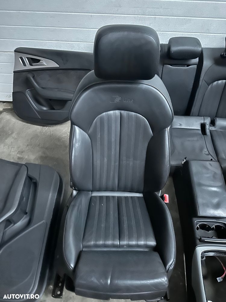 Interior piele S-line AUDI A6 C7 combi an 2011-2018 - 5