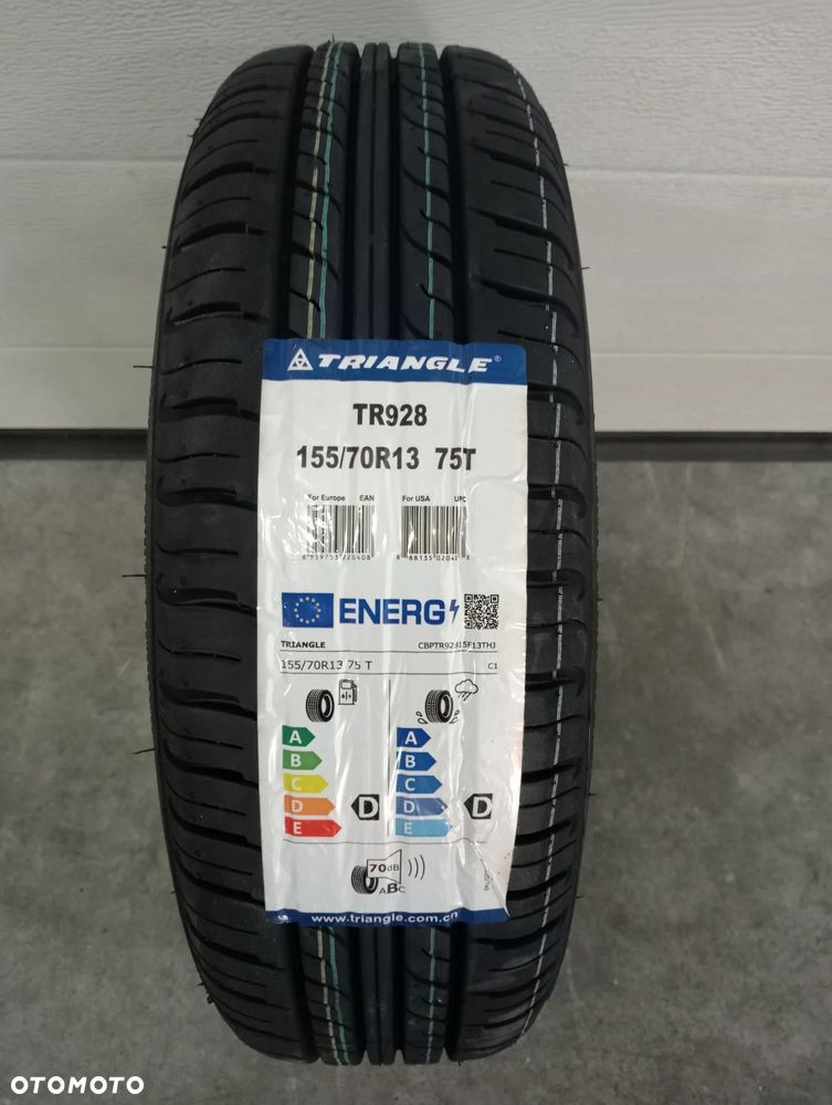 Koło alu 155/70 R13 Triangle TR928 4x100 felga opona przyczepa !! - 3