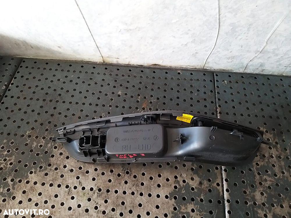 Buton geam electric cu maner dreapta fata ford focus 3 facelift bm51a240a40adw - 2