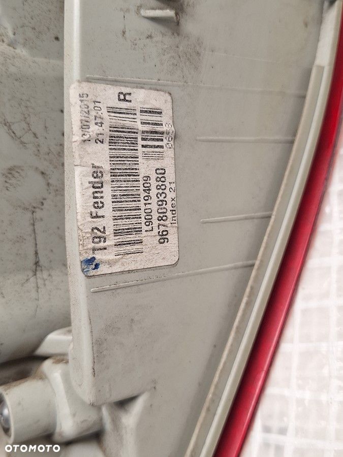 lampa tyl tylna prawa peugeot 308 II t9 2013-2017 kombi sw 9678093880 europa orginal demontaz - 7