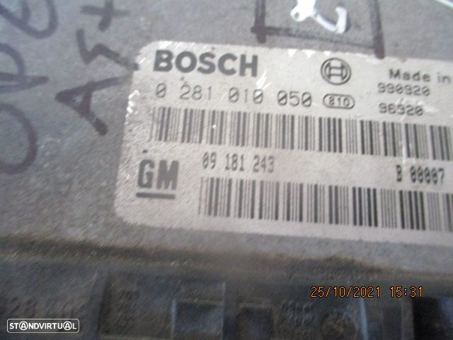 Centralina 09181243 OPEL ASTRA G 2001 2.0TDI BOSCH - 2
