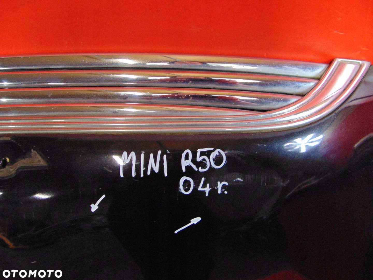 MINI ONE COOPER R50 R52 MASKA POKRYWA KLAPA SILNIKA GRILL - 6