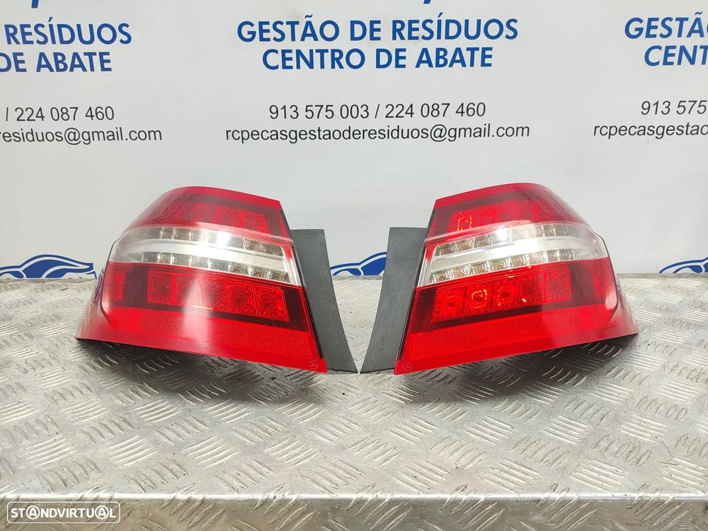 Farolins Tras Traseiros Esquerdo Direito Originais LED Mercedes Benz Classe E W212 A2129060558 A2129060658 2009 - 2016 - 4