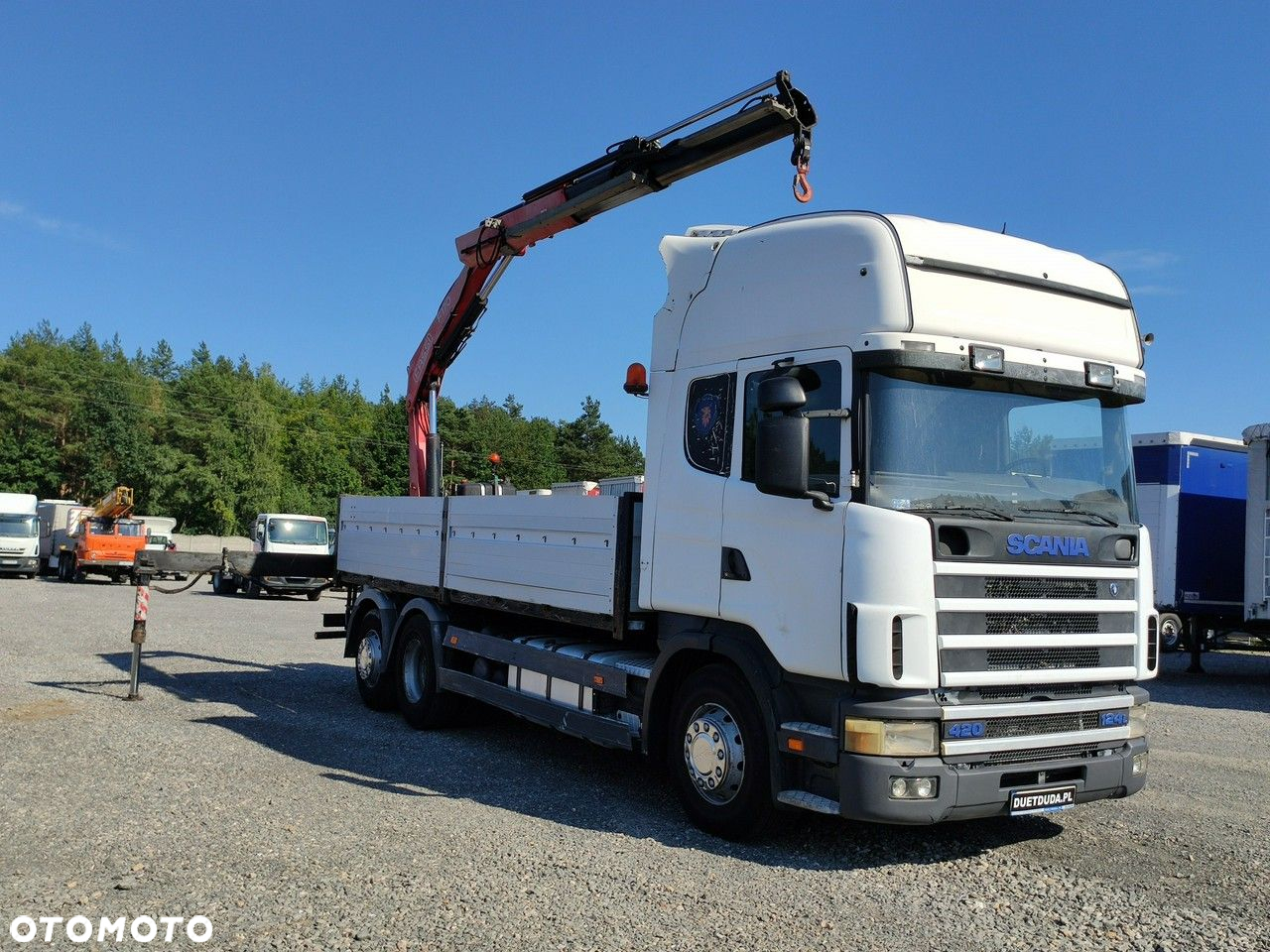 Scania 124L 420 6x2 Retarder HDS FASSI F170 Budowlanka - 10